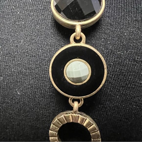 Dapple lia sophia Retired necklace NEW WITH TAG🏷 matte gold/black - Picture 7 of 8